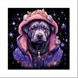 Staffy In A Jacket Posters and Art